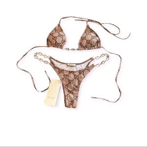 Gucci Gold Link Bikini